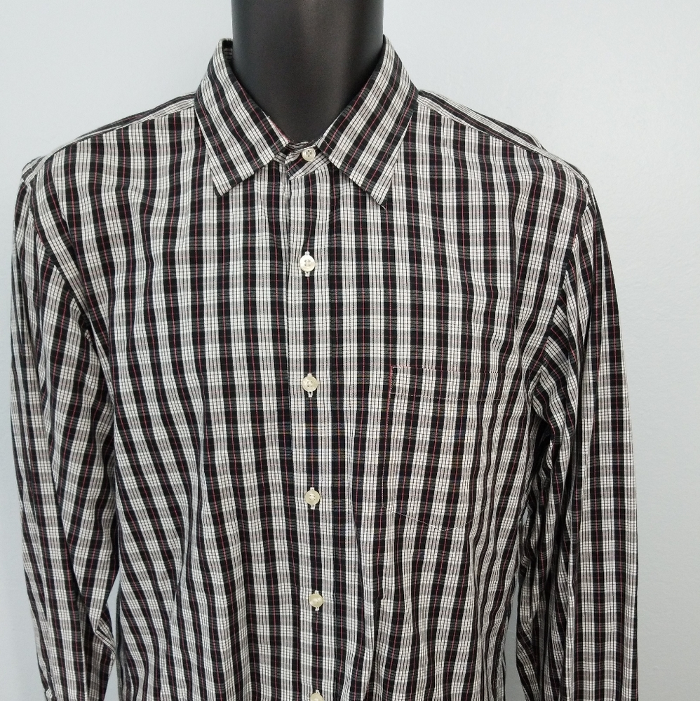 J Crew button front Plaid Shirt 12020-1D5